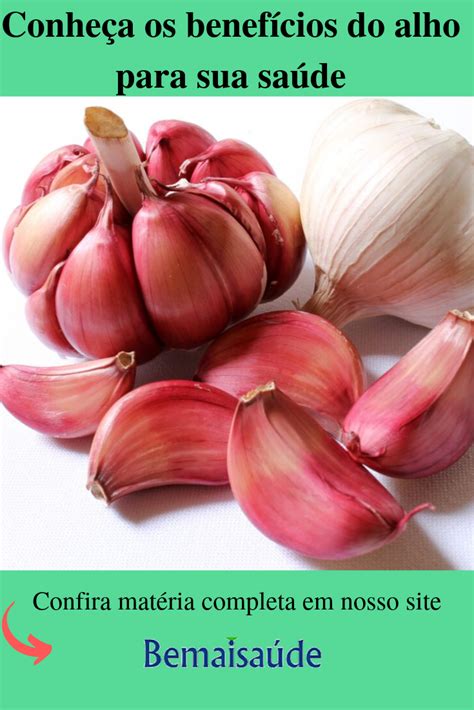 Conheça os benefícios do alho para sua saúde Garlic benefits Garlic