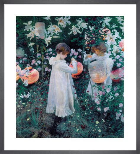 Carnation Lily Lily Rose 1885 86 Art Print By John Singer Sargent