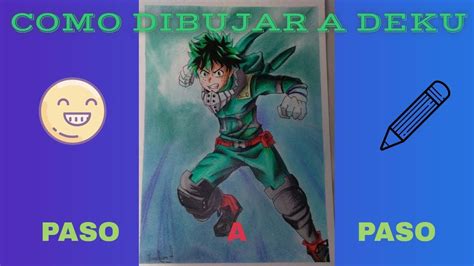 Como Dibujar A Deku Paso A Paso Jonathan Art Youtube