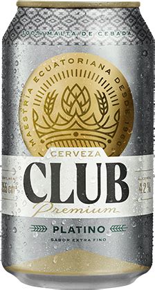 Cerveza Club Platino Cerveceria Nacional Ecuador