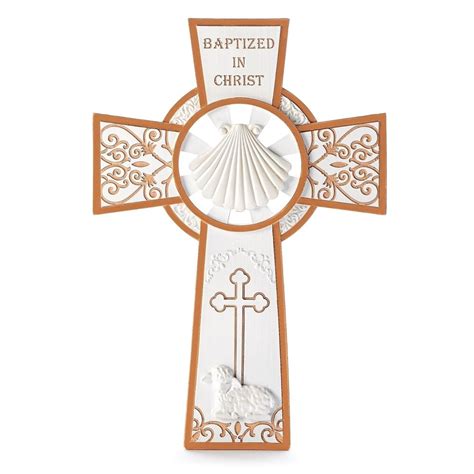 Baptized In Christ 8 Wall Cross