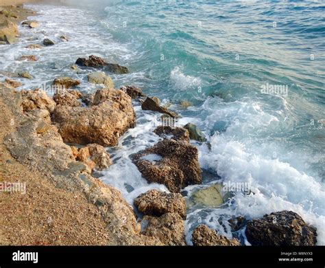 Blue Ocean Wave Stock Photo Alamy