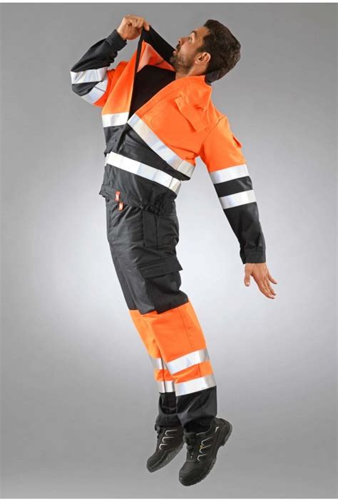 Blouson multirisques Atex Haute Visibilité Orange Fluo DMD France