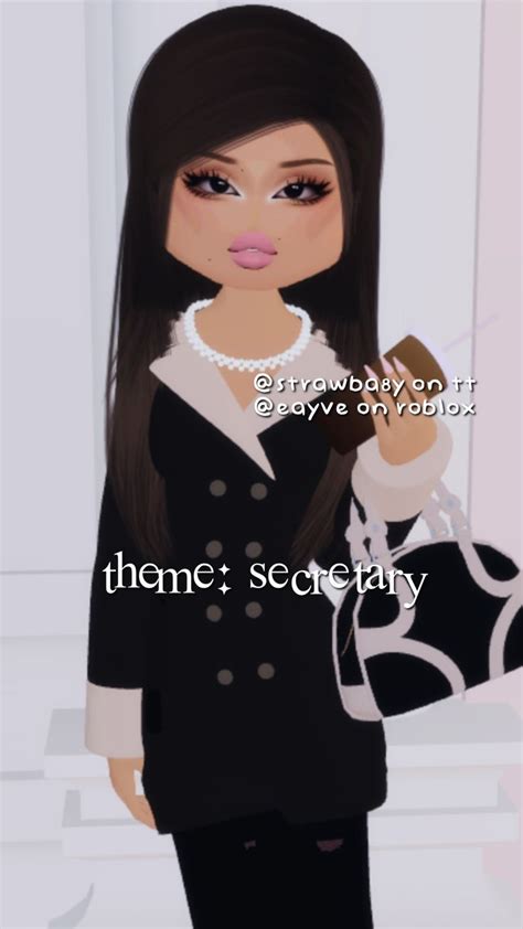 Dress To Impress Secretary Theme Outfit Idea En