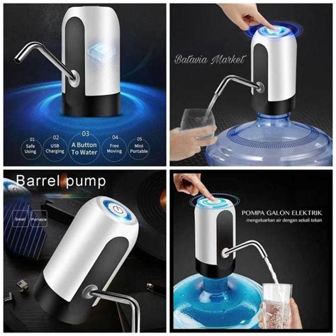 Jual Pompa Galon Elektrik Dispenser Air Listrik Portable Water Led