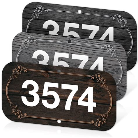 Amazon Sigo Signs Address Sign Custom Personalized House Numbers