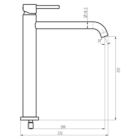 Io Sirio Grifo De Lavabo Alto Oro Bauhaus