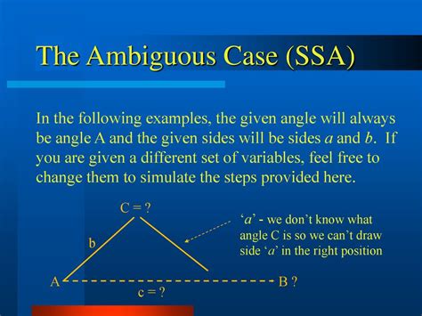 The Law Of Sines Ppt Download