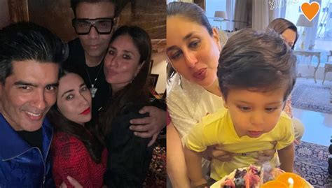 Inside Kareena Kapoors Birthday Bash Bebo Stuns In Black Cuts Cake