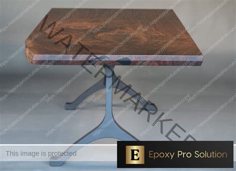 Live Edge Slab Dining Table - Epoxy Pro Solution