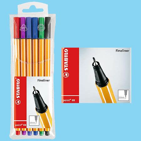 Виды упаковки STABILO Point 88 и STABILO Point 88 Mini