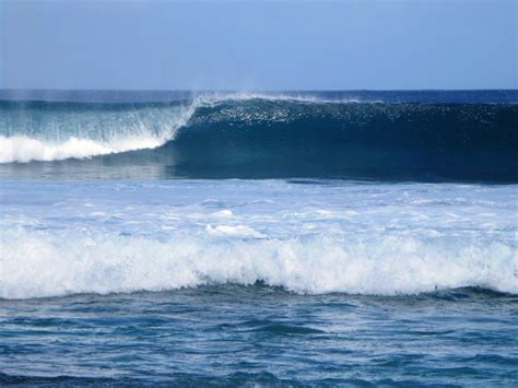 Huge Indian Ocean Breakers Make The West Coast Of West Island Cocos