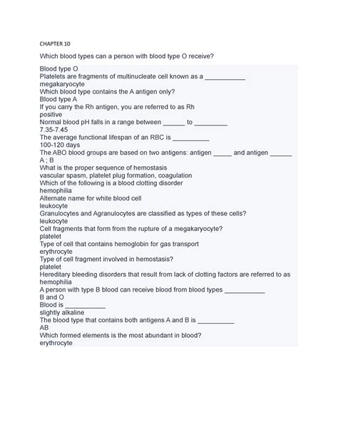 Chapter Blood Upload Chapter Which Blood Types Can A Person