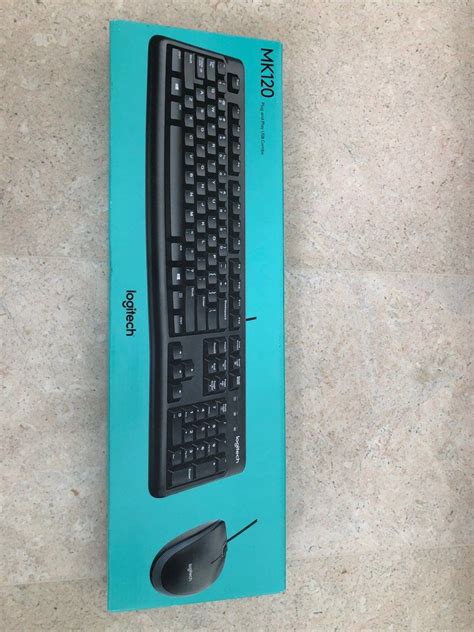 Logitech keyboard MK120, Computers & Tech, Parts & Accessories ...