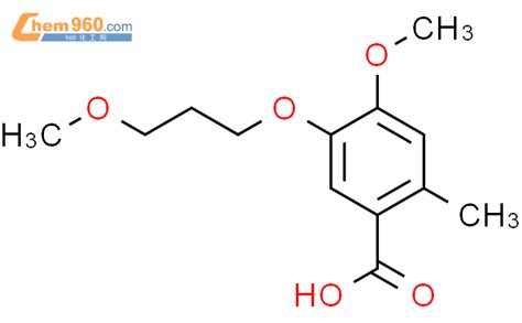 911115 72 5 Benzoic Acid 4 Methoxy 5 3 Methoxypropoxy 2 Methyl Cas号 911115 72 5 Benzoic Acid