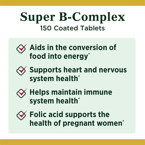 natures bounty super  complex tablets  folic acid vitamin