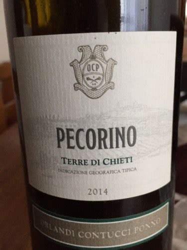 Orlandi Contucci Ponno Pecorino Terre Di Chieti Vivino US