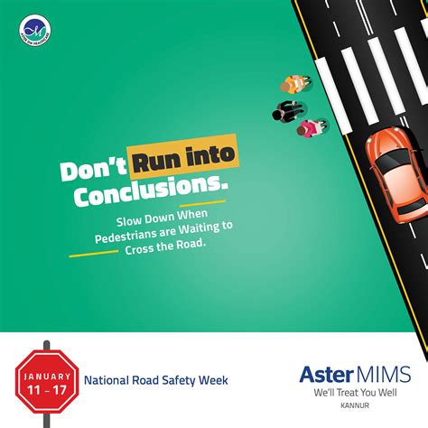 Road Safety Awareness Week Aster Mims Kannur Behance