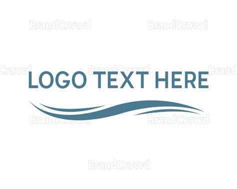 Simple Wave Wordmark Logo | BrandCrowd Logo Maker