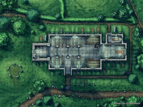 Cursed Chapel Battle Map Launch Afternoon Maps On Patreon Chapel