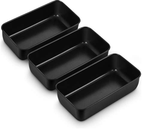 Akolafe 6pcs Stainless Steel Loaf Pan 85 X 55 Inch Banana Bread Pan For Homemade