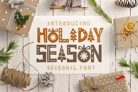 Holiday Season Font by Caoca Studio · Creative Fabrica