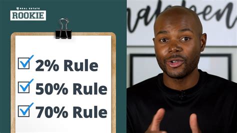 3 Rules Every Real Estate Investor Knows 2 Rule 50 Rule 70 Rule