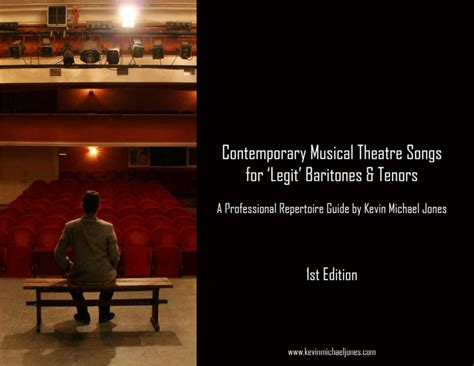 REP GUIDE: 300 Contemporary Musical Theatre Songs for ‘Legit’ Baritones & Tenors – Musical ...