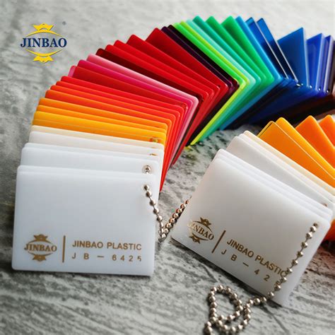 Jinbao Acrylic Opaque Color Sheets Yellow Transparent 6mm Corian Price