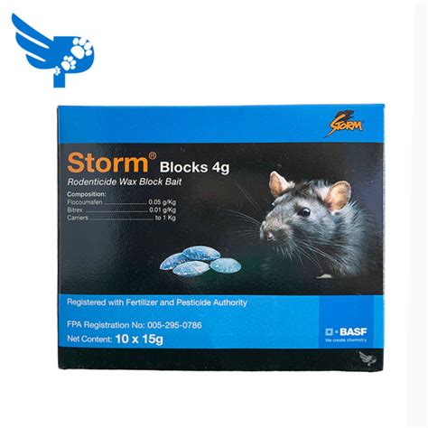 Storm Blocks G X Packs Sold Per Box Rodenticide Wax Block