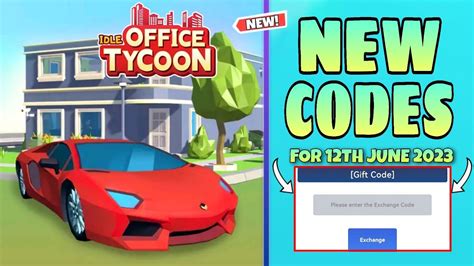 4 NEW IDLE OFFICE TYCOON CODES 12 JUNE 2023 IDLE OFFICE TYCOON GIFT