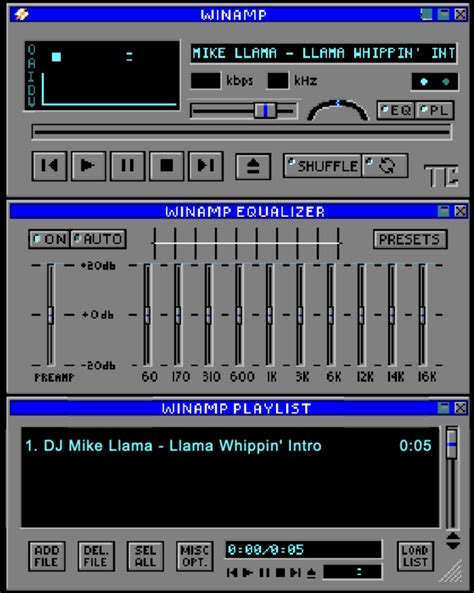 Retro Tech Dreams On Twitter Winamp Skin Windows 95