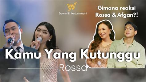 Rossa Ft Afgan Kamu Yang Kutunggu Live Cover By Dewwi Entertainment