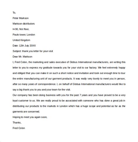 Free 8 Sample Customer Thank You Letter Templates In Pdf Ms Word