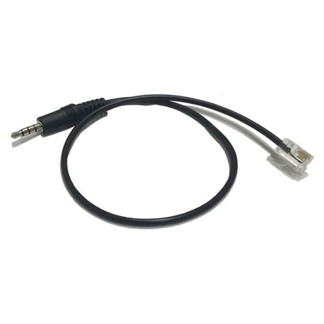 Male 3.5mm to Male RJ9 connector | HeadsetBuddy