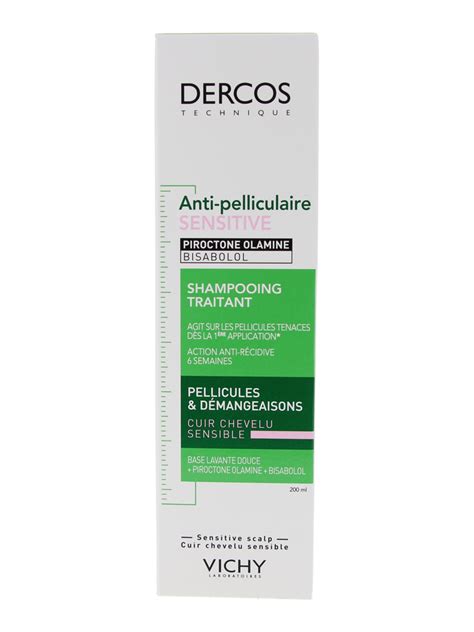 Vichy Dercos Shampoing Traitant Antipelliculaire Sensitive Ml