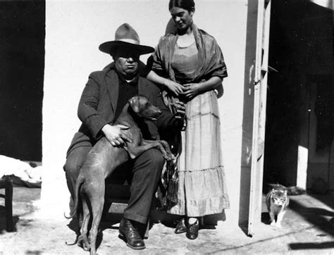 Monkeys Dogs And Deer Vintage Portraits Of Frida Kahlo Posing With