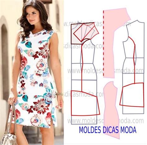 20 Modelos De Vestido Com Molde Para Corte E Costura Ver E Fazer