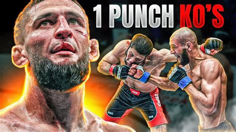 The Most Brutal One Punch Knockouts In MMA YouTube