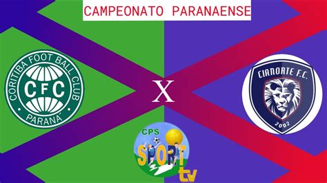 Coritiba X Cianorte Campeonato Paranaense Quartas De Final Jogo