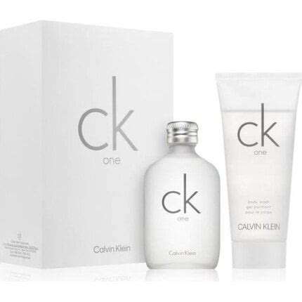 Rinkinys Calvin Klein CK One EDT moterims vyrams 50 ml dušo gelis