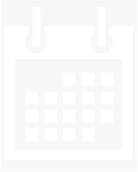 Calendar Icon White - Calendar Icon White Transparent, HD Png Download