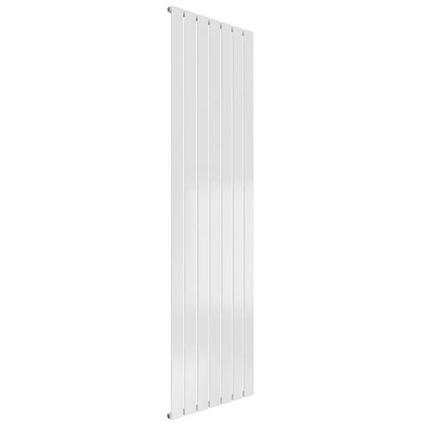 Reina Flat Single Panel White Vertical Designer Radiator Mm High X