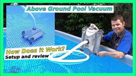 Above Ground Pool Vacuum Intex Pool Vacuum Youtube