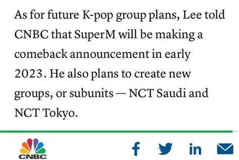 Lee Soo Man reveals future plans for SM artists including new unit ...