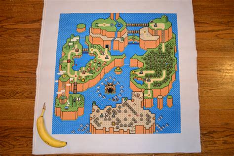 Complete Super Mario World Map Map