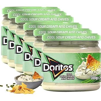 Doritos Sour Cream And Cool Chive Dip 300 G Pack Of 6 Amazon Co Uk