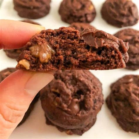 Brownie Cookies with Walnuts – Amy's Delicious Mess