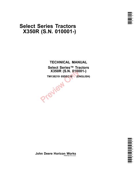 John Deere Repair Technical Manual PDF