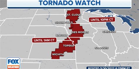 Tornado Watches In Plains Midwest Cover Nearly 8 Million Americans